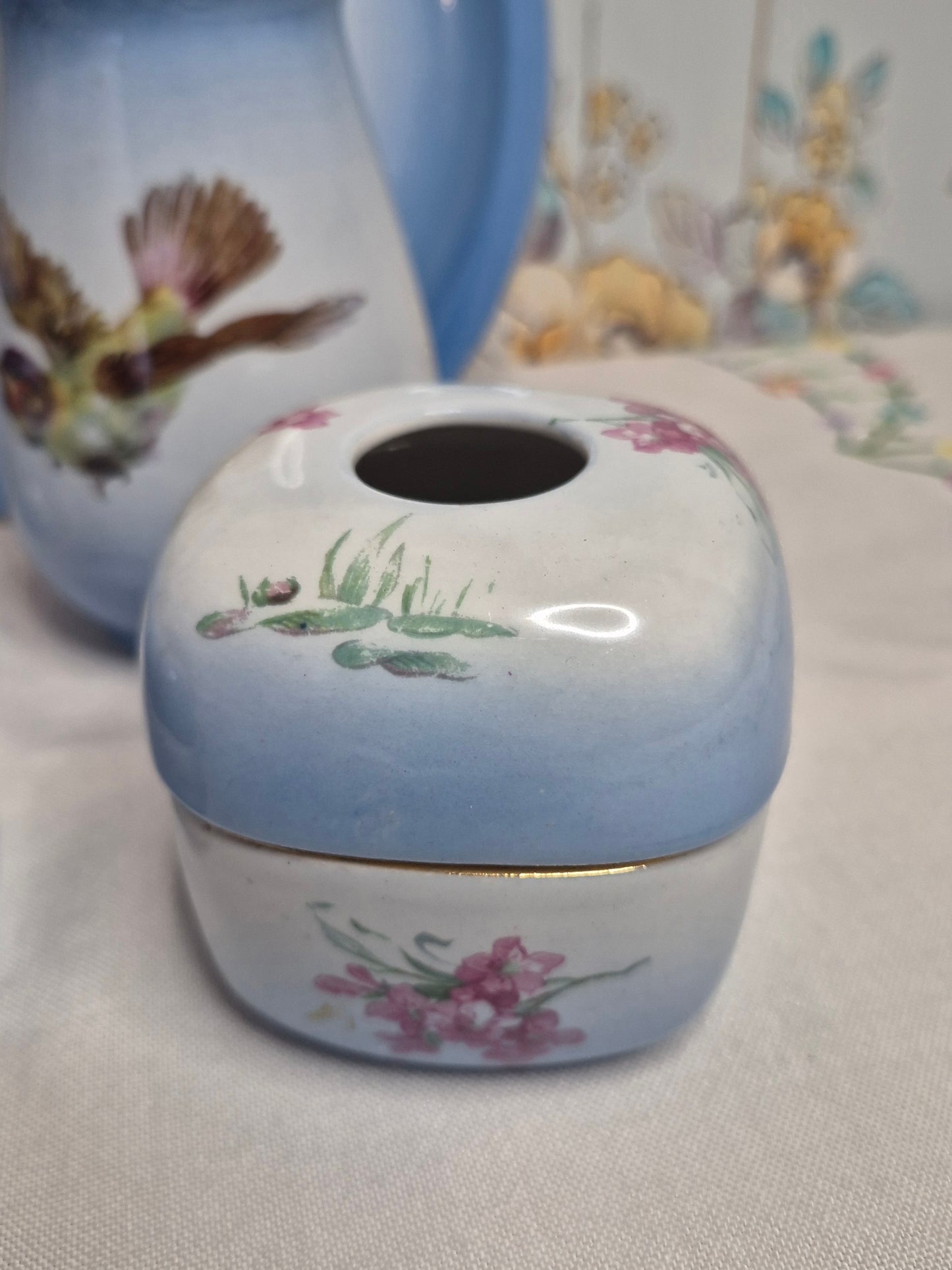 An Antique Vanity Set by Newport Pottery c1910s-1920s