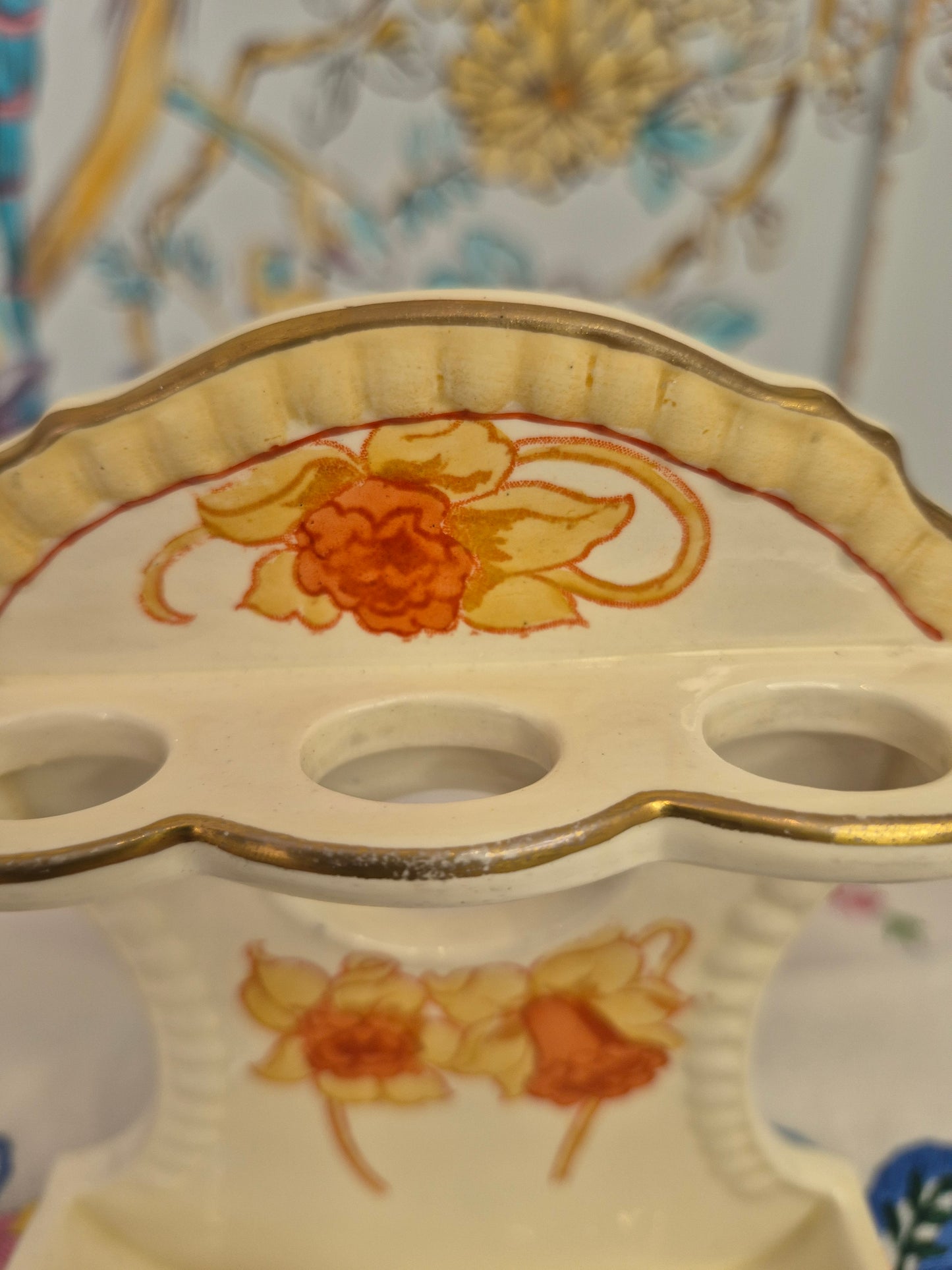 A Victorian Toothbrush Holder by Powell, Bishop and Stonier