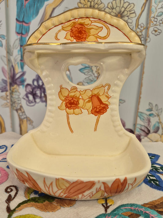 A Victorian Toothbrush Holder by Powell, Bishop and Stonier