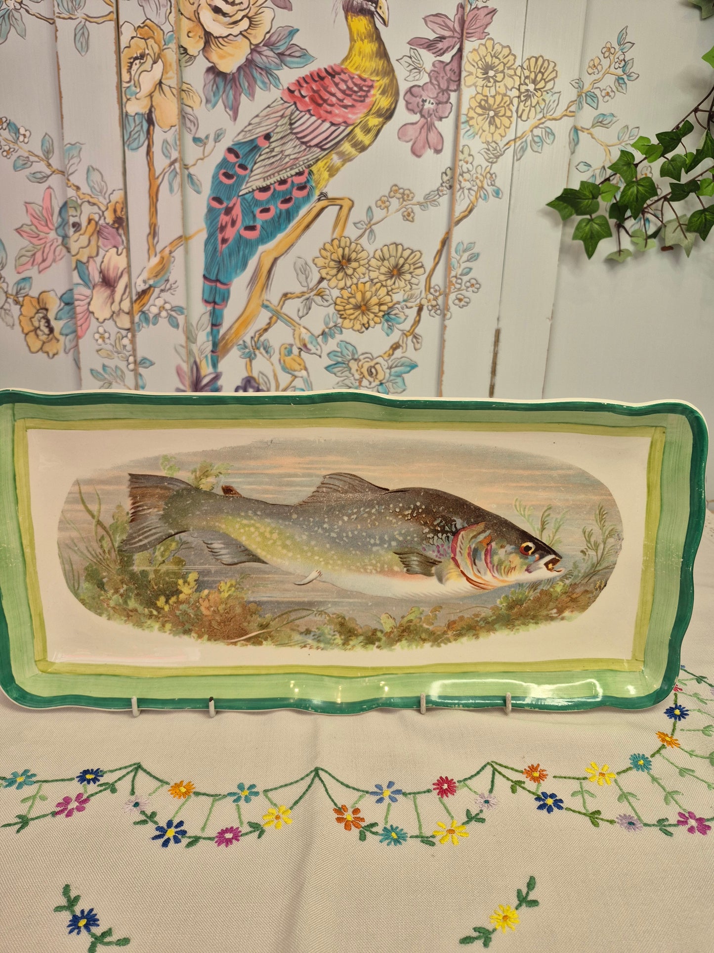 A Vintage 1930s Fish Platter