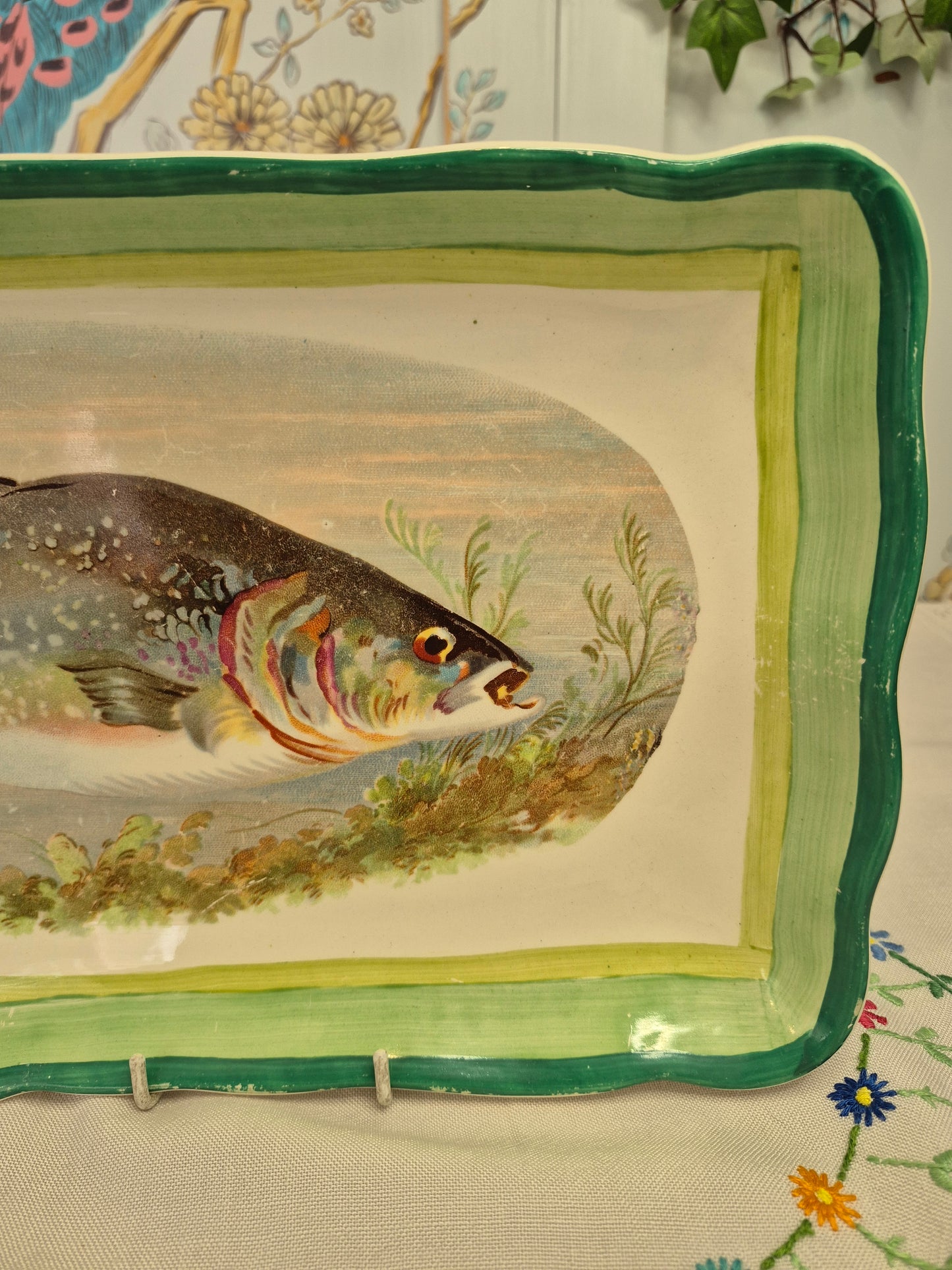 A Vintage 1930s Fish Platter