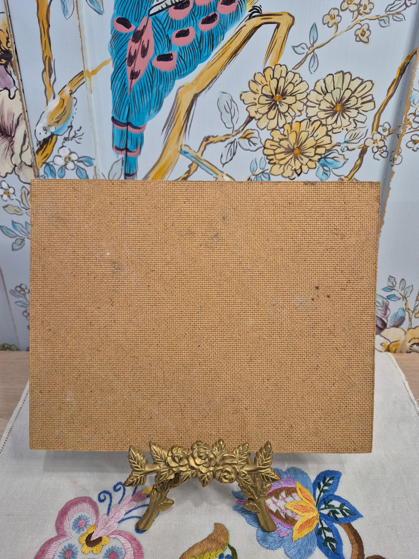 Vintage Oil on Board of Jack Russell Dogs