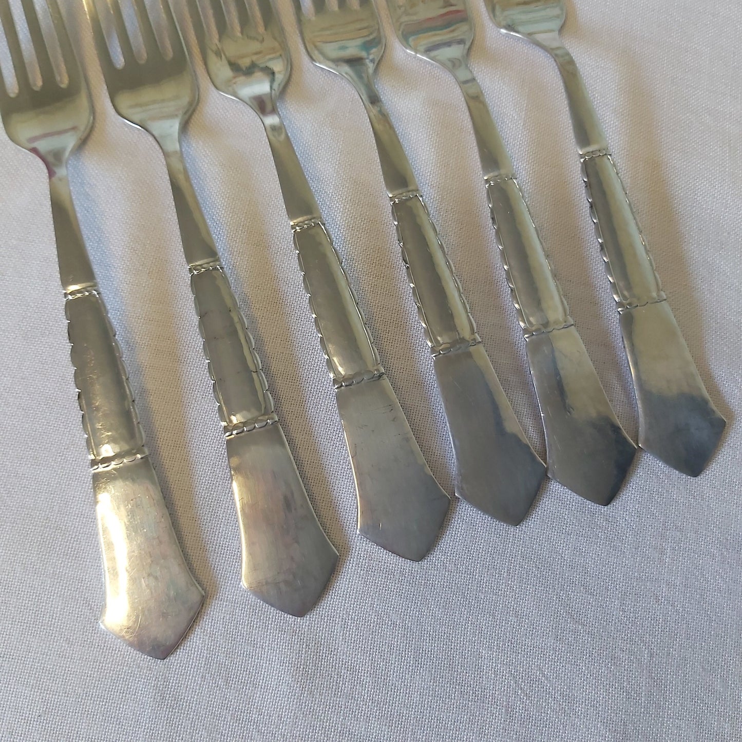 Cohr Fredericia Silver Plated Dinner Forks, Set of Six