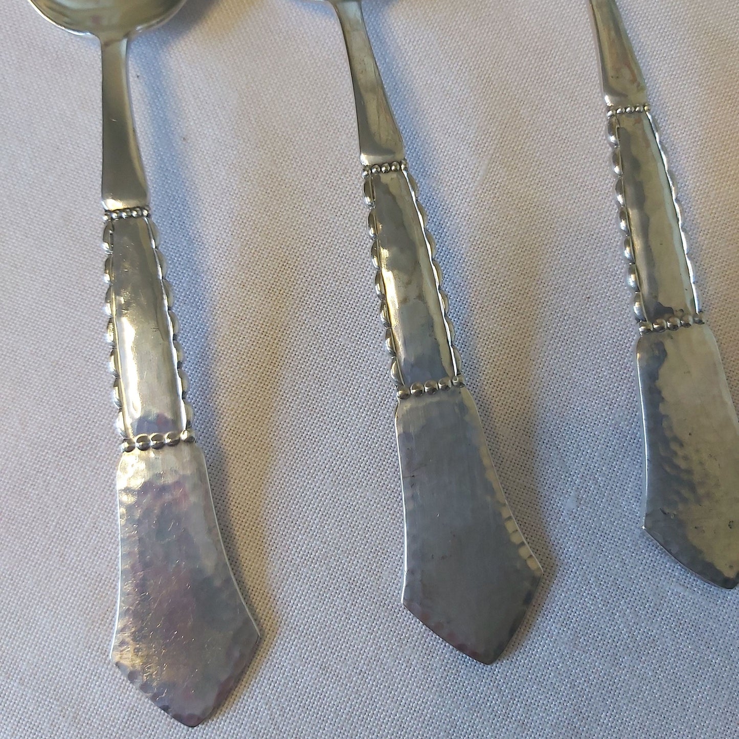 Cohr Fredericia Silver Plated Dessert Spoons, Set of Six