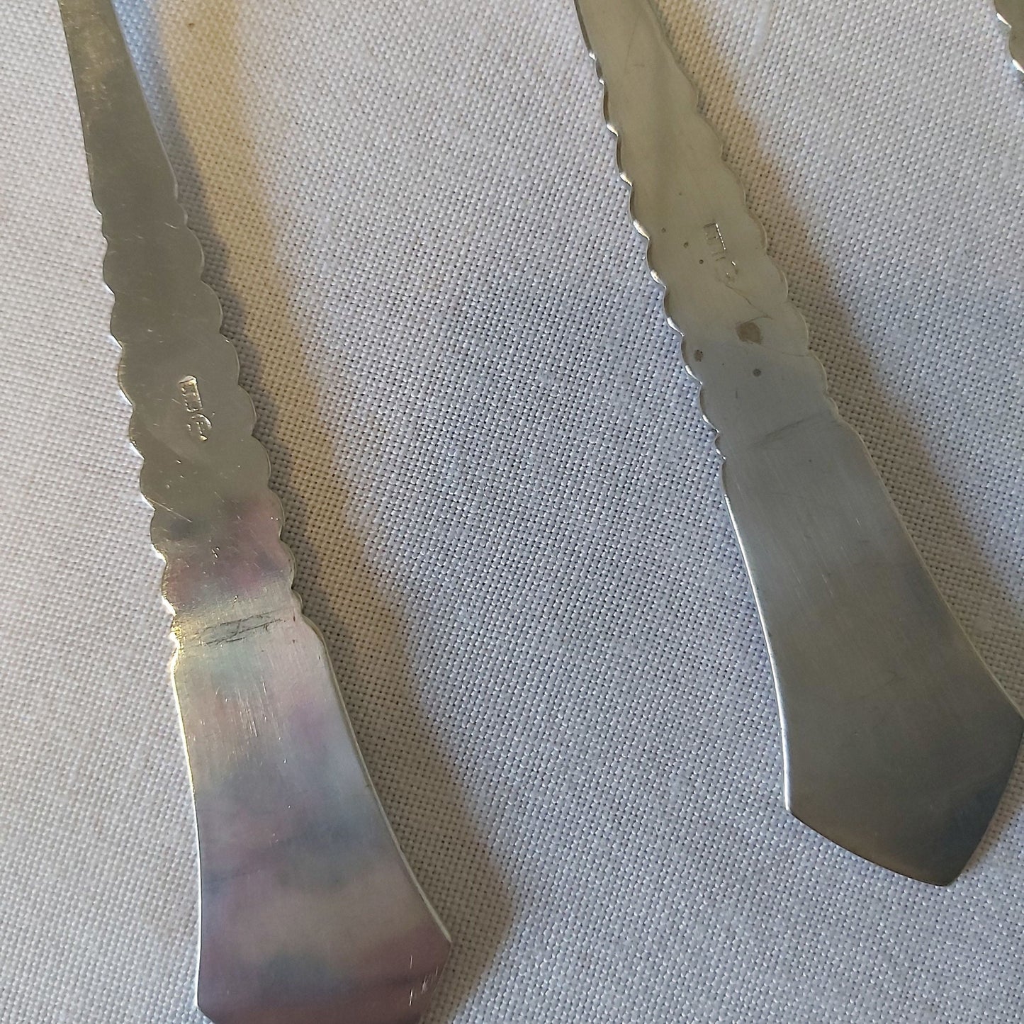 Cohr Fredericia Silver Plated Dessert Spoons, Set of Six