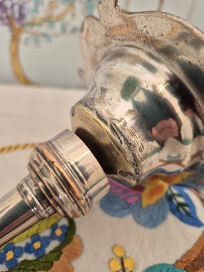 An Antique Georgian Sheffield Plate Wine Funnel