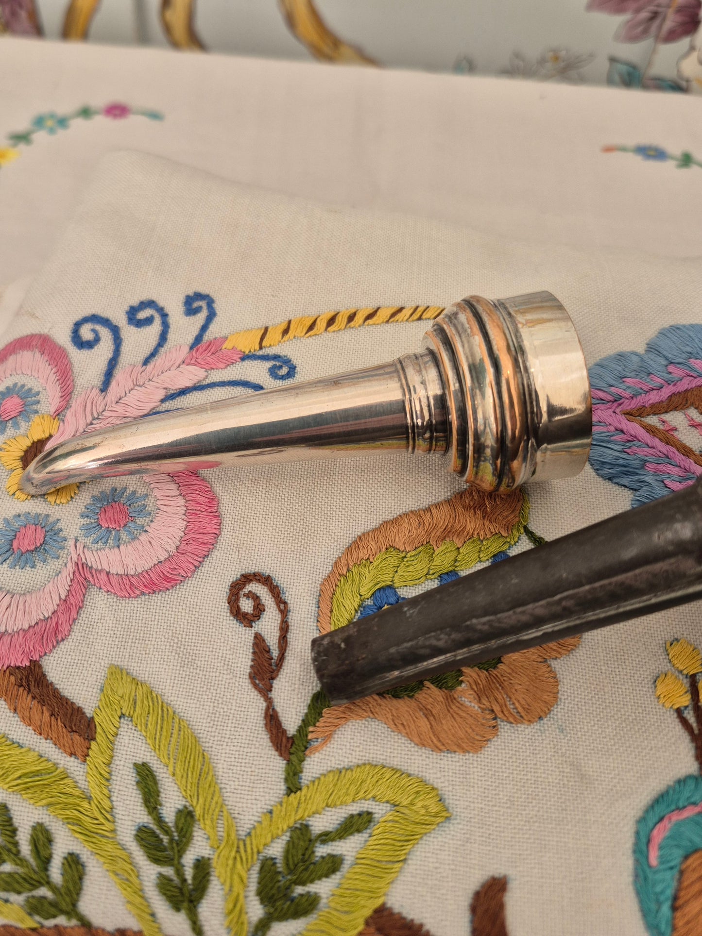 An Antique Georgian Sheffield Plate Wine Funnel