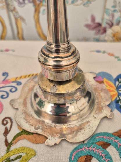 An Antique Georgian Sheffield Plate Wine Funnel