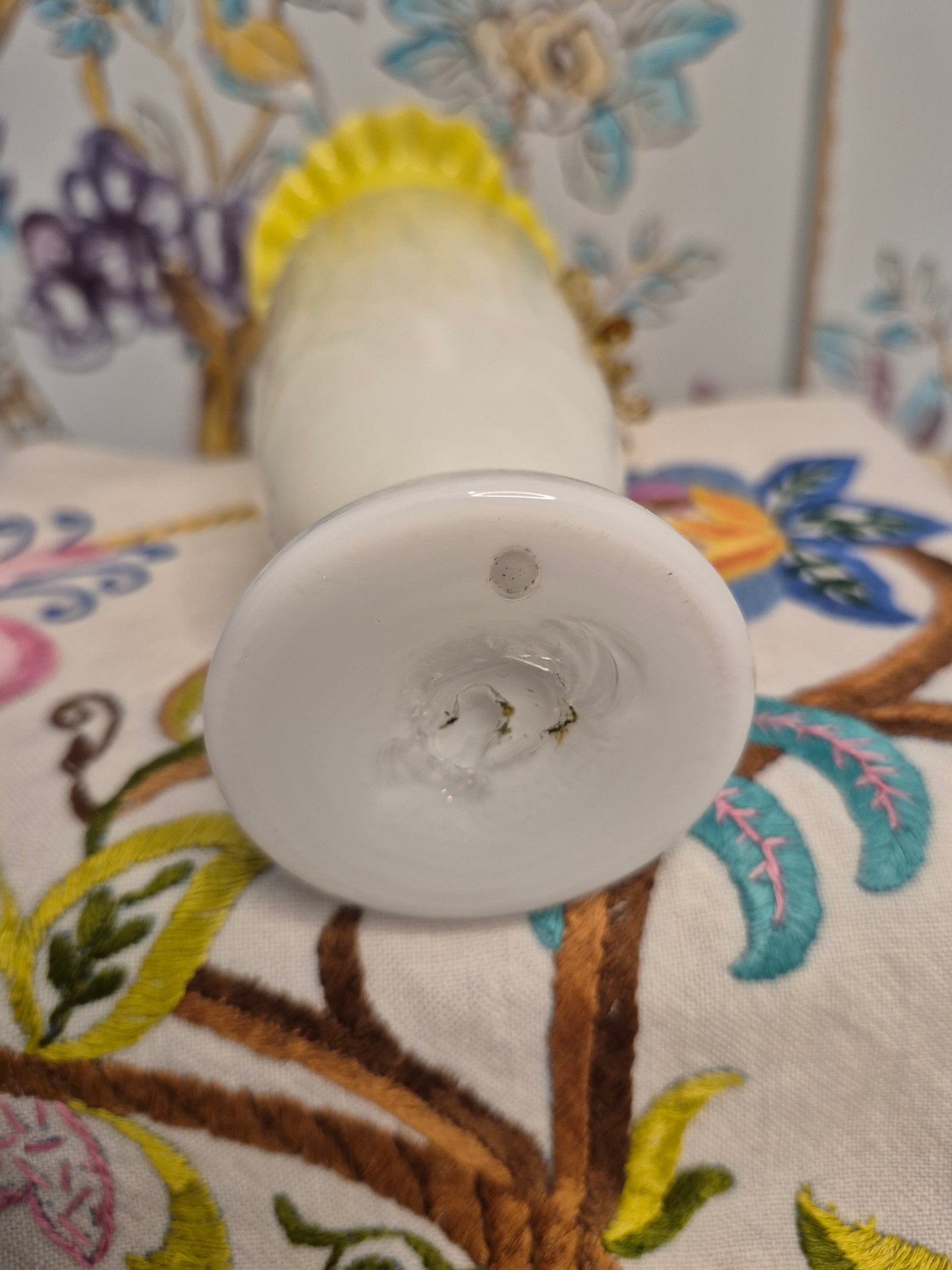 A Victorian Cased Glass Vase