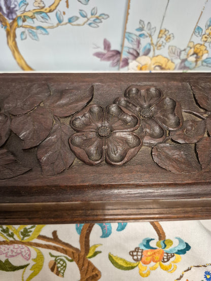 Antique Carved Wooden Box