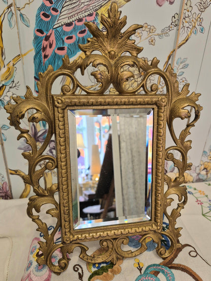 Art Nouveau Ormolu Easel Mirror