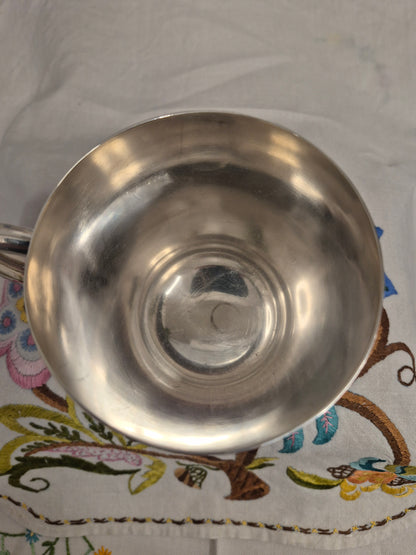 A Vintage Silver Plated Pint Tankard by Elkington and Co c1940s