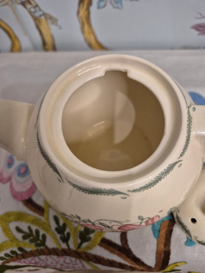 A Susie Cooper Teapot in the Tiger Lily Pattern c 1940s