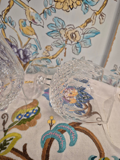 Pair of Waterford Colleen Pattern Brandy Glasses