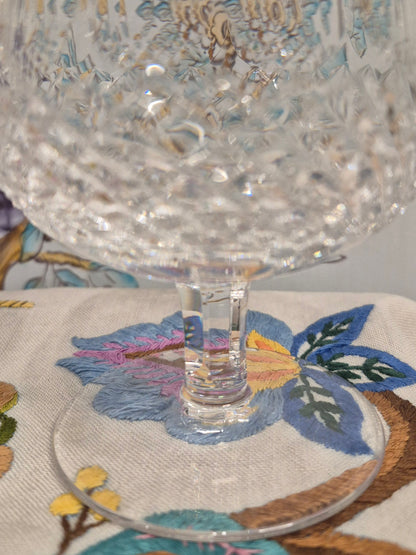 Pair of Waterford Colleen Pattern Brandy Glasses