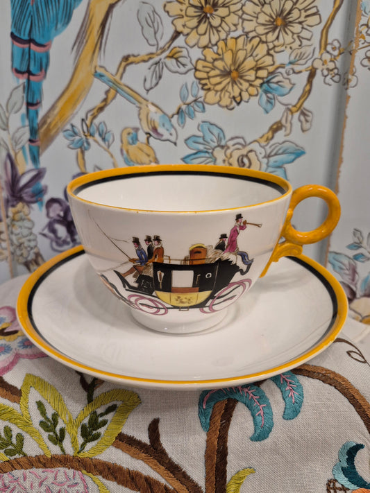 A Royal Worcester Breakfast Cup designed by H R Millais c1930s