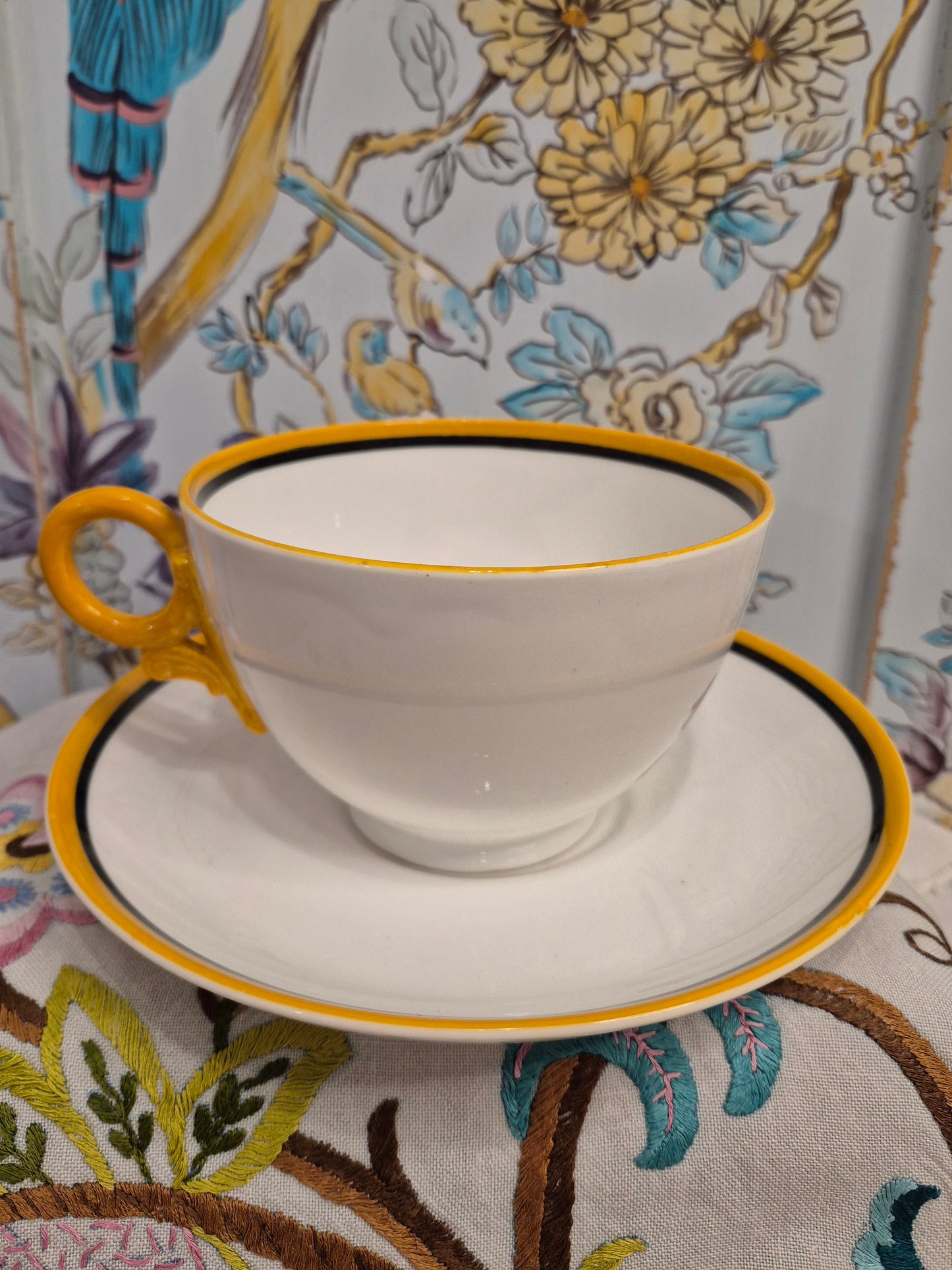 A Royal Worcester Breakfast Cup designed by H R Millais c1930s