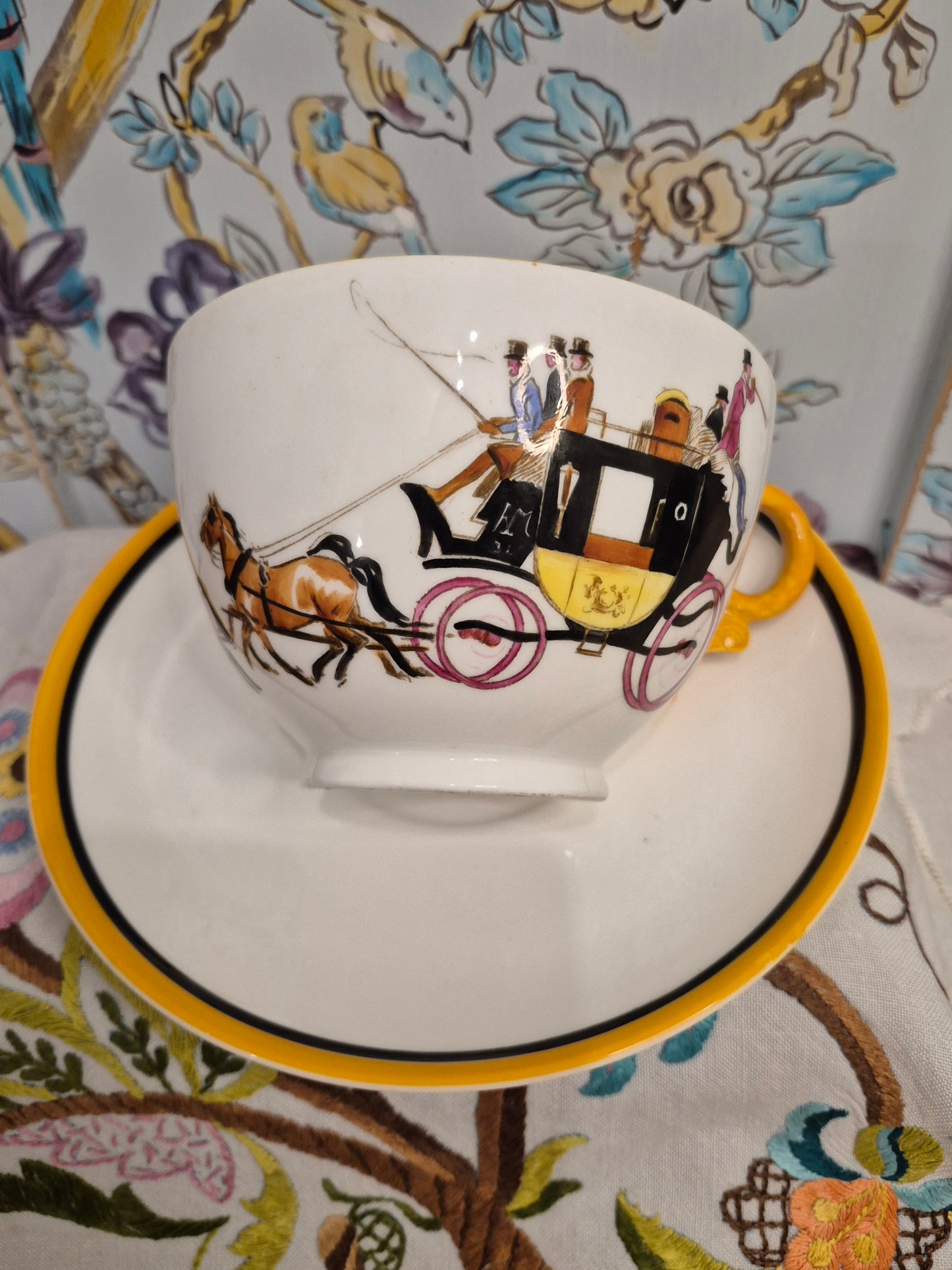 A Royal Worcester Breakfast Cup designed by H R Millais c1930s