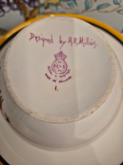 A Royal Worcester Breakfast Cup designed by H R Millais c1930s