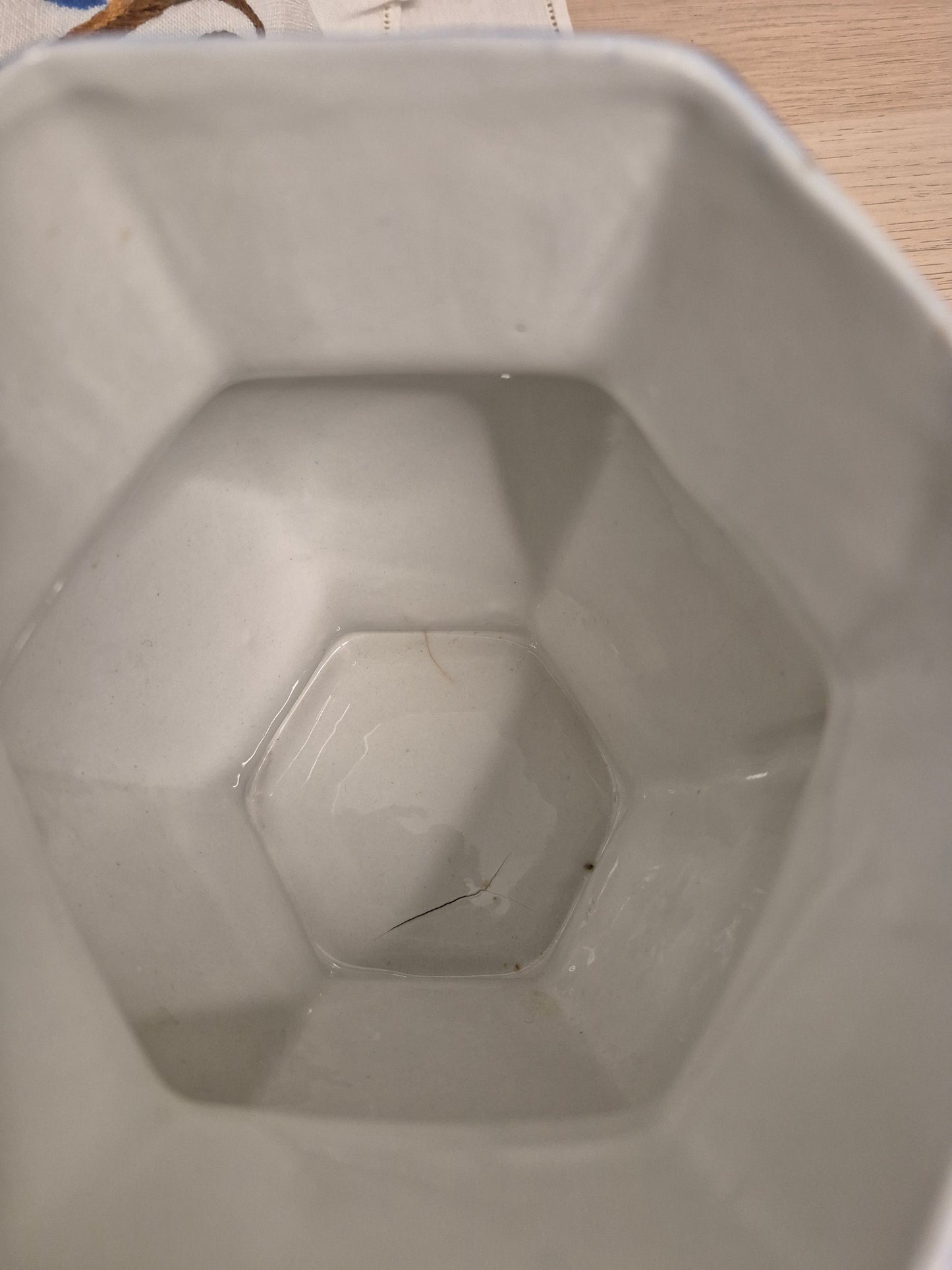 A Pair of Wood and Sons Antique Jugs in the Oriental Birds Design