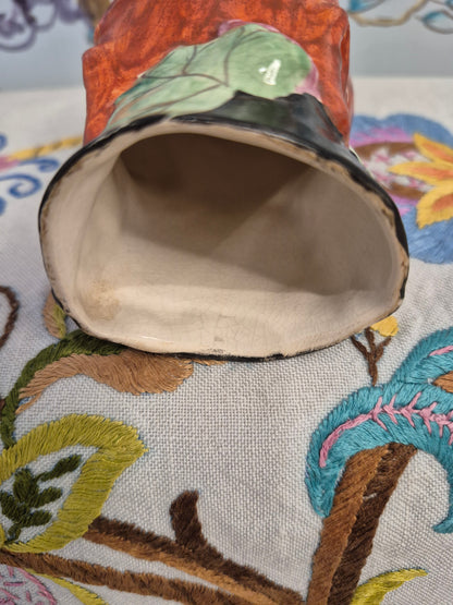 Antique Staffordshire Fox Head Stirrup Cup