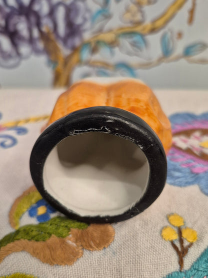 Antique Staffordshire Fox Head Stirrup Cup