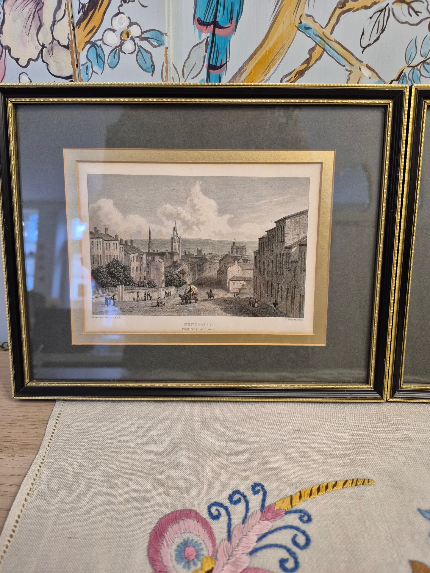 A Pair of Antique Engravings of Newcastle-Upon-Tyne