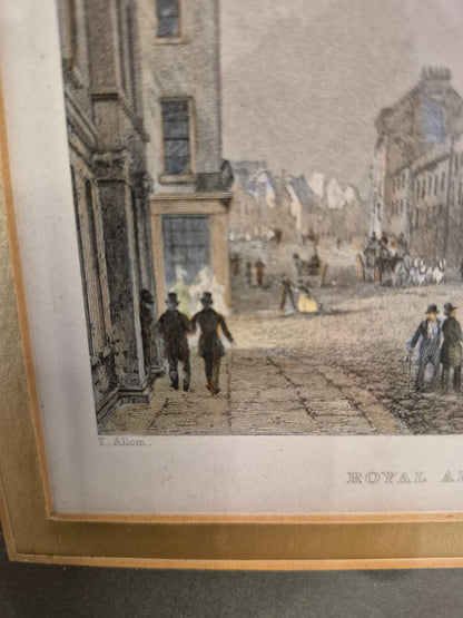 A Pair of Antique Engravings of Newcastle-Upon-Tyne