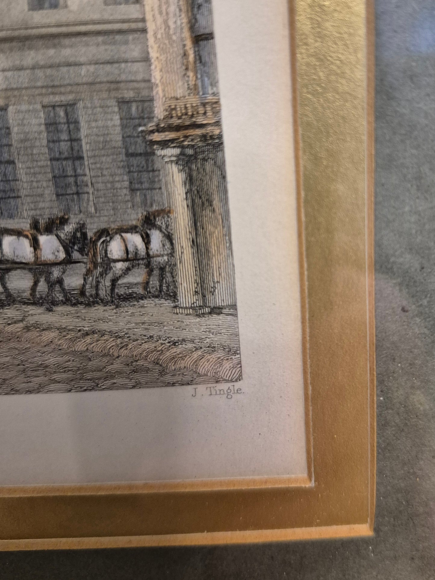 A Pair of Antique Engravings of Newcastle-Upon-Tyne