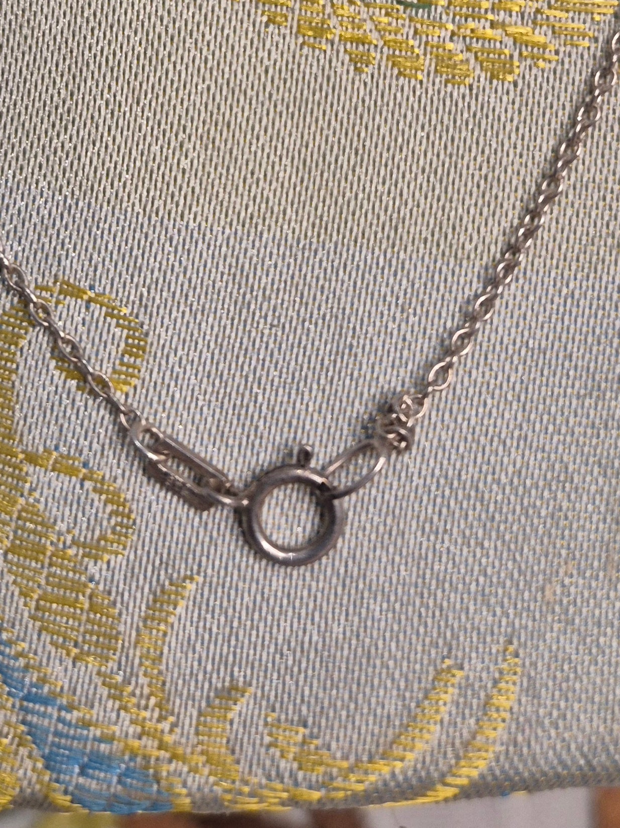 Antique Silver Sweetheart Brooch made into a Pendant c1898