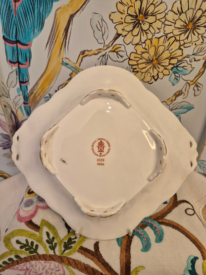 Royal Crown Derby Old Imari Acorn Design Footed Bowl