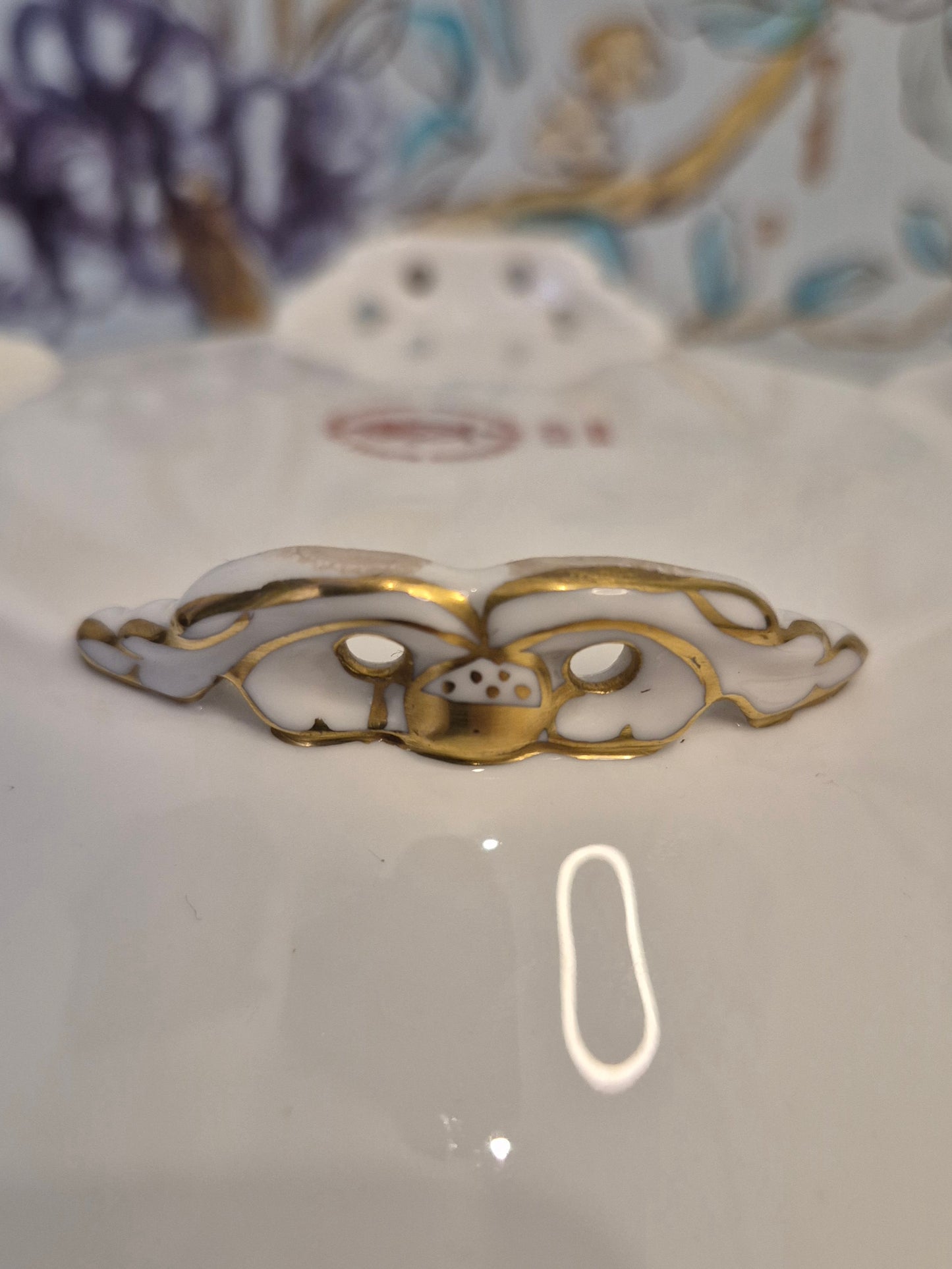 Royal Crown Derby Old Imari Acorn Design Footed Bowl