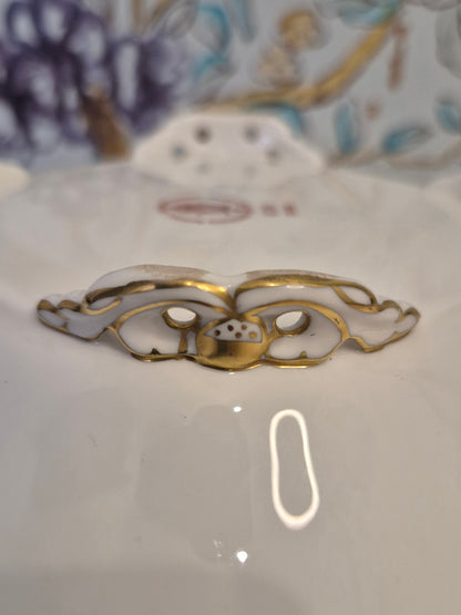 Royal Crown Derby Old Imari Acorn Design Footed Bowl