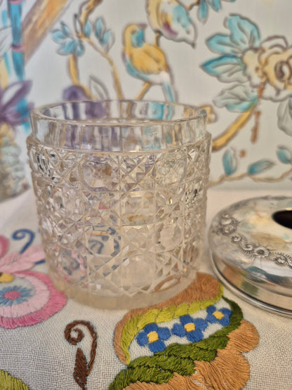 An Antique Silver Topped Hair Saver