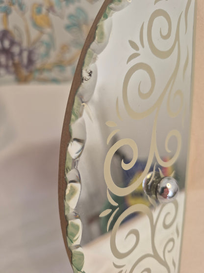 An Art Deco Mirrored Picture Frame