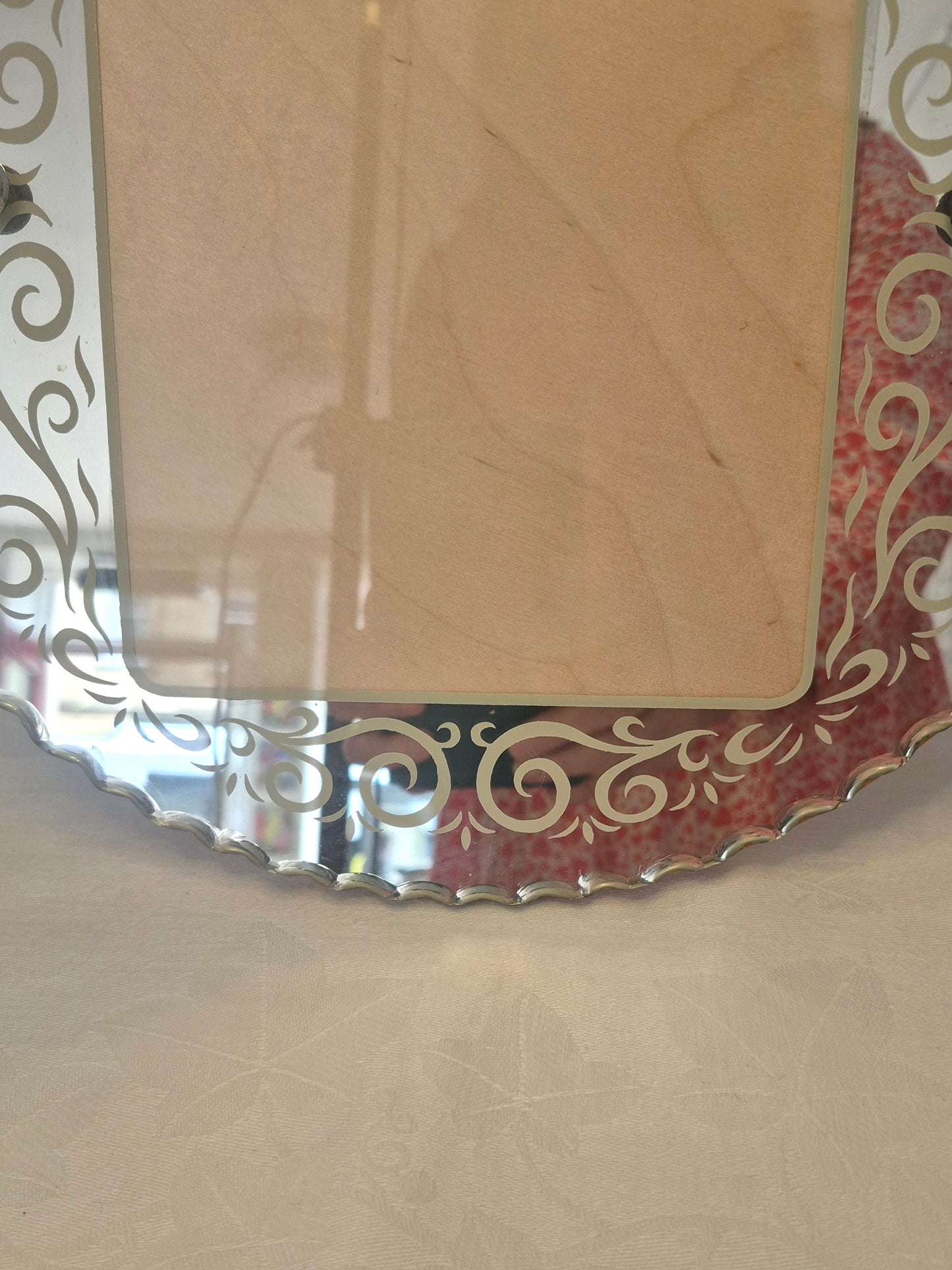 An Art Deco Mirrored Picture Frame
