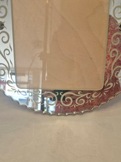 An Art Deco Mirrored Picture Frame