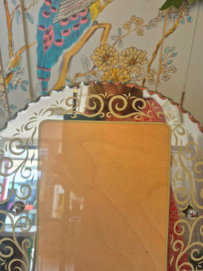 An Art Deco Mirrored Picture Frame