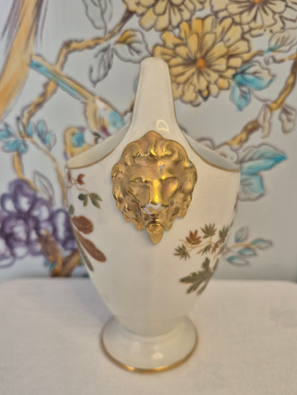 Lanternier and Breuil Porcelain Basket Vase c1885-1887