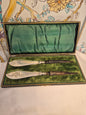 Antique Butter Knives, Horn Handled