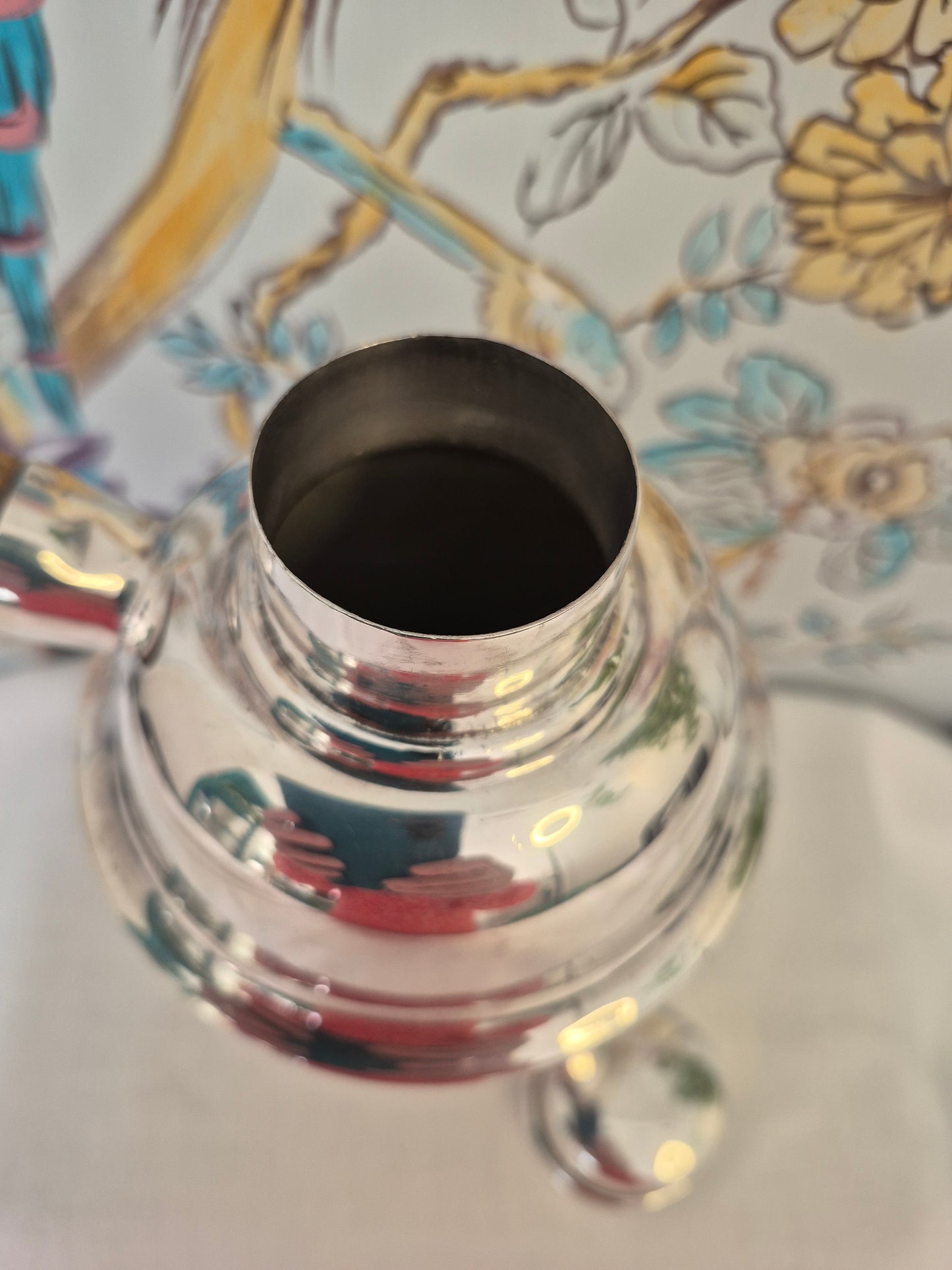 Art Deco Cocktail Shaker, Silver Plated, from the Plato range designed by David Hollander