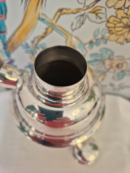 Art Deco Cocktail Shaker, Silver Plated, from the Plato range designed by David Hollander
