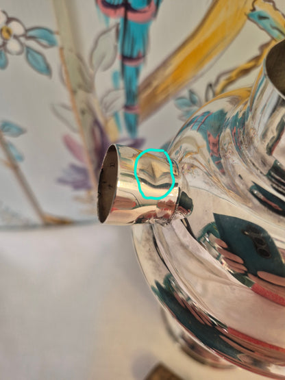 Art Deco Cocktail Shaker, Silver Plated, from the Plato range designed by David Hollander