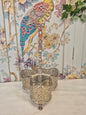 Antique Silver Plated Triple Wine Bottle Holder