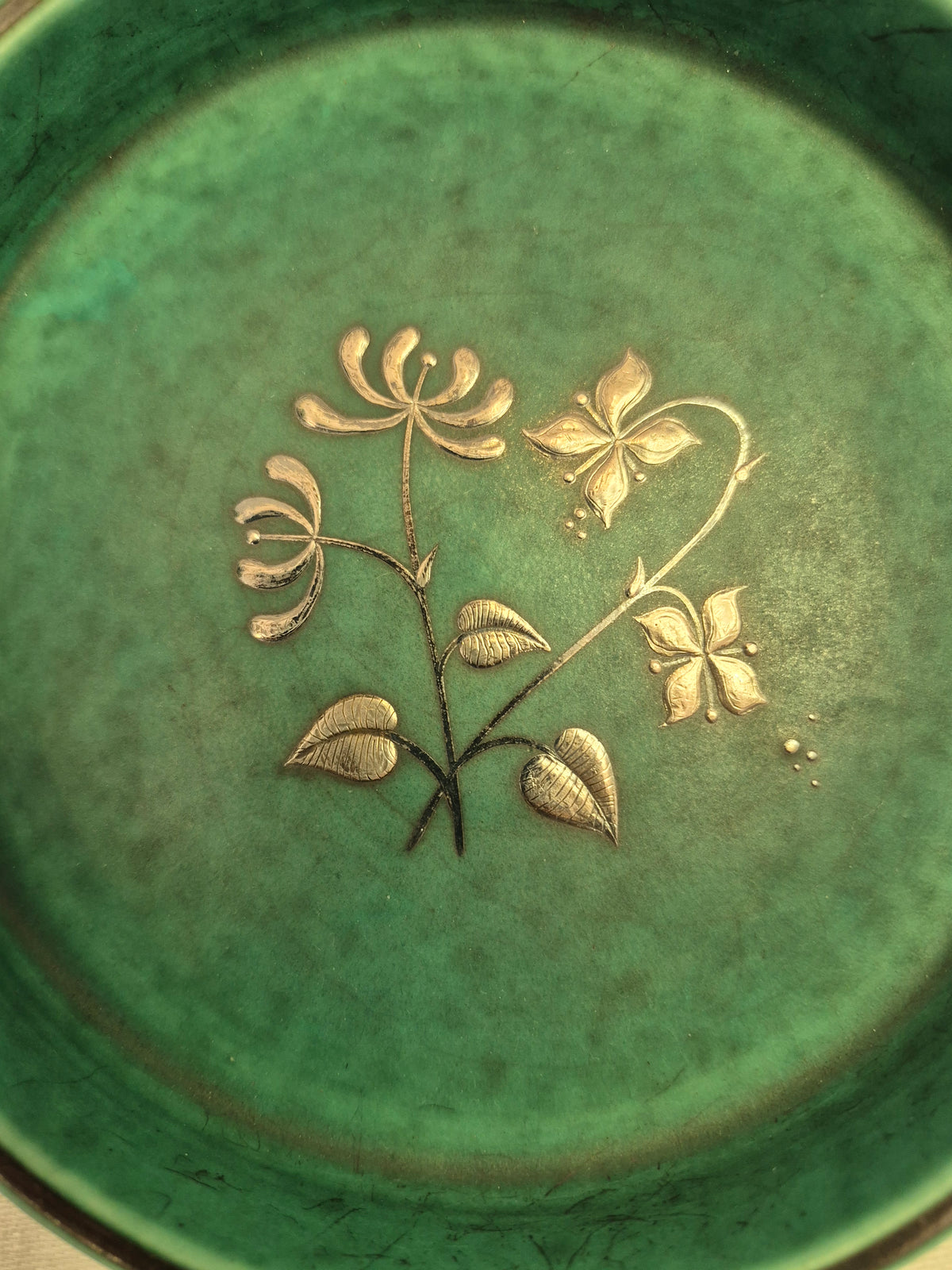 Gustavsberg Argenta Dish designed by Wilhelm Kage, 1930s-1950s