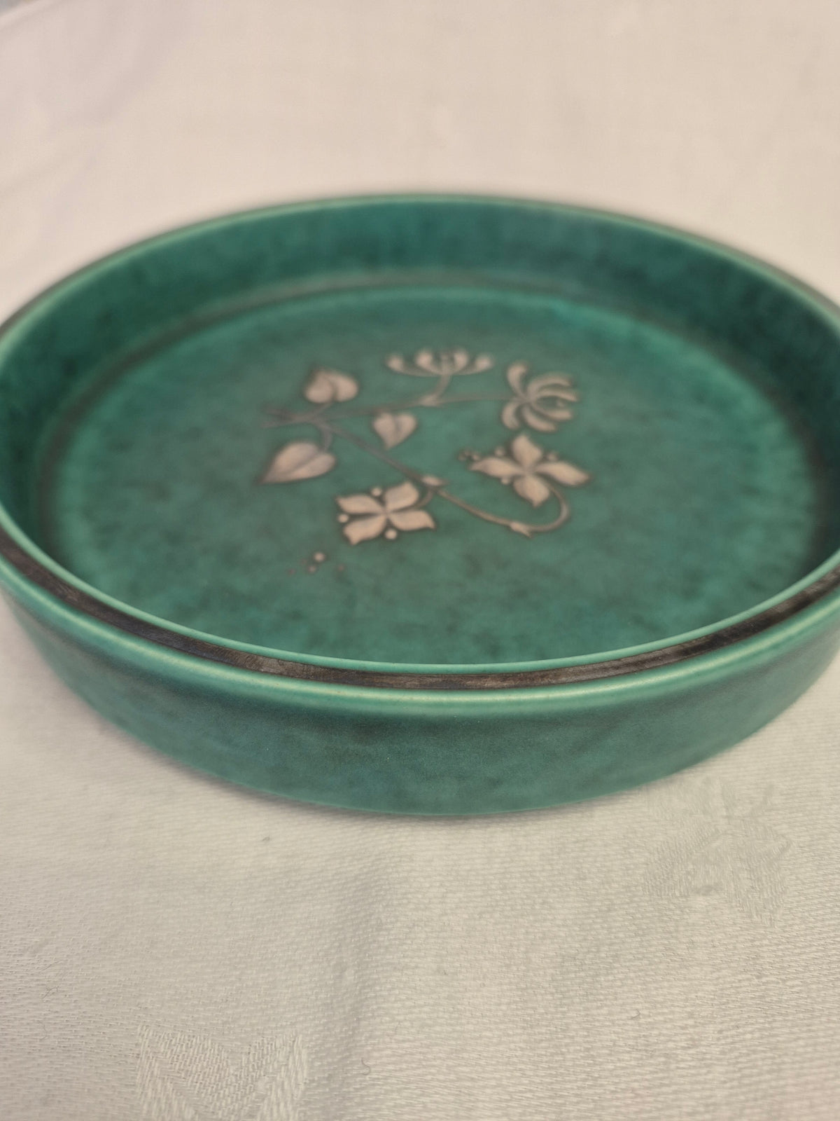 Gustavsberg Argenta Dish designed by Wilhelm Kage, 1930s-1950s