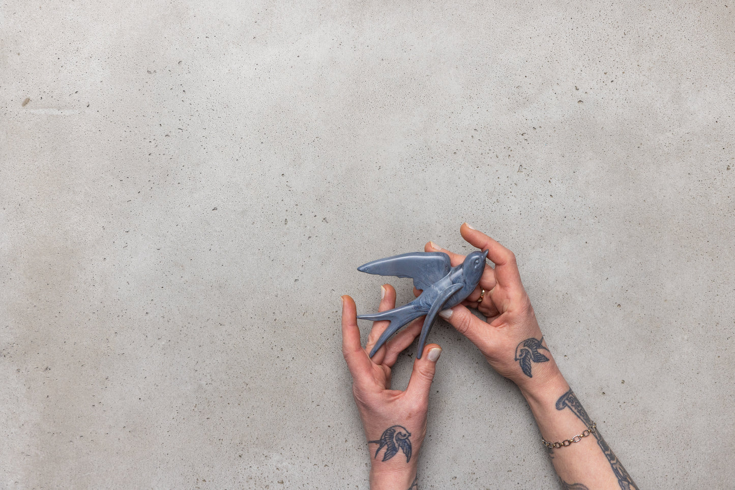 Lucky Swallows, Made in Scotland from Marine Plastics