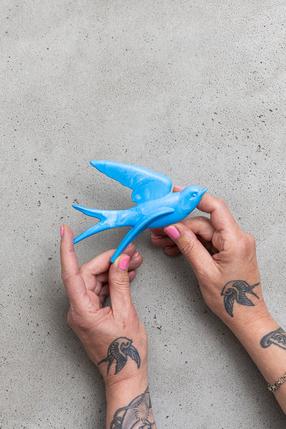 Lucky Swallows, Made in Scotland from Marine Plastics