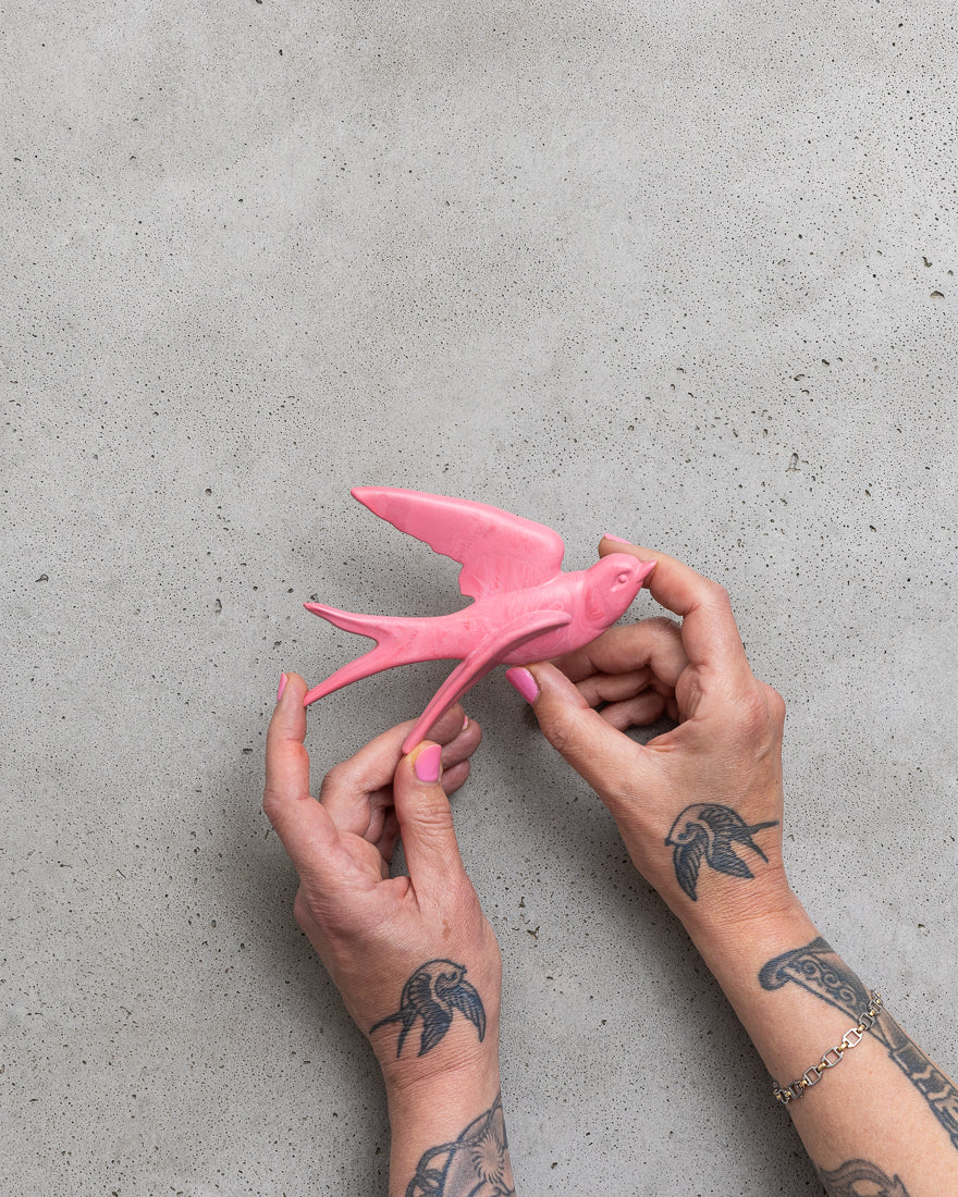 Lucky Swallows, Made in Scotland from Marine Plastics