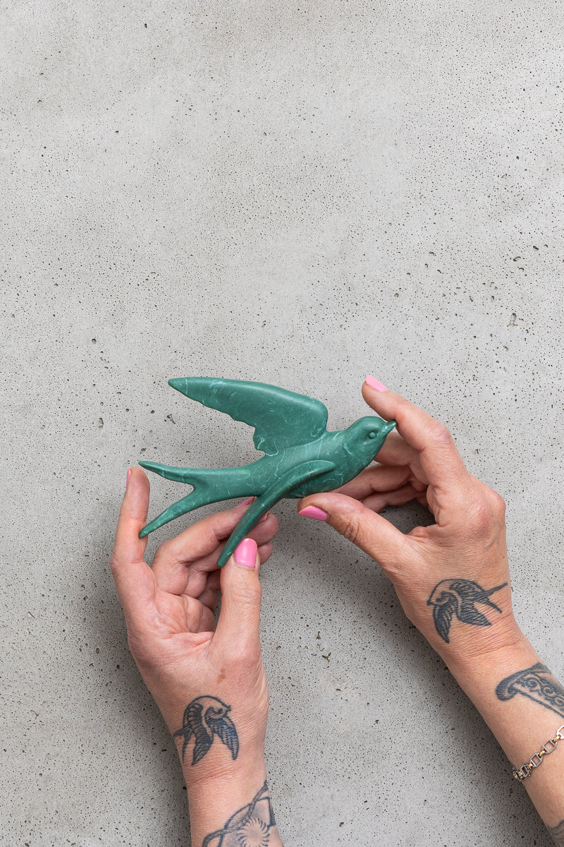 Lucky Swallows, Made in Scotland from Marine Plastics
